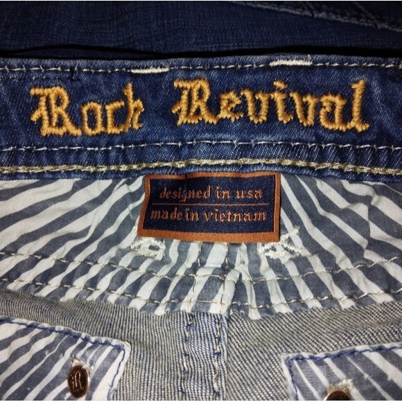 Rock Revival Joyelle straight ripped distressed jeans 25 Inseam 33" from Buckle - Picture 8 of 11